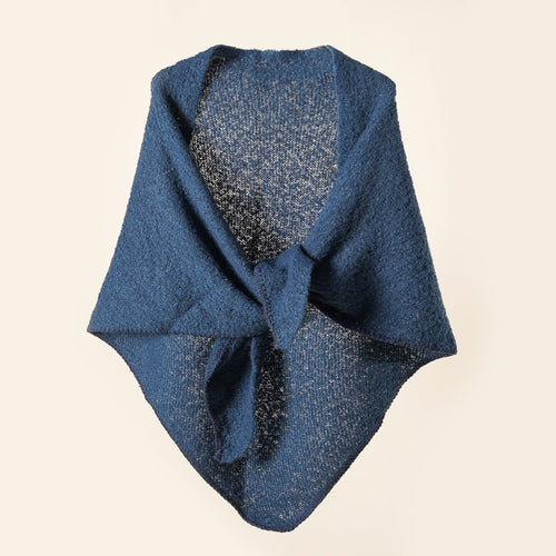 Damen Kuscheliger Wickelponcho mit Modernen Fransen und Elegantem Design R&B