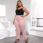 Damen Elegante Hochbundhose mit bequemem Schnitt R&B
