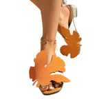 Damen Sandalen mit floralem Cut-Out-Design und modernen Akzenten R&B