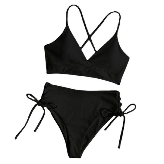 Damen Bikini-Set mit raffiniertem Schnürdetail R&B