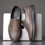 Herren Bequeme Slip-On Schuhe mit komfortabler Dämpfung Heidi Mode
