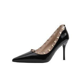 Damen elegante Stiletto-Pumps mit Glitzerverzierungen R&B