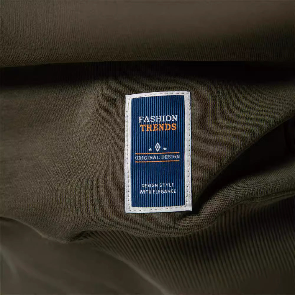 Herren Sweatshirt mit klassischem Rundhalsausschnitt R&B