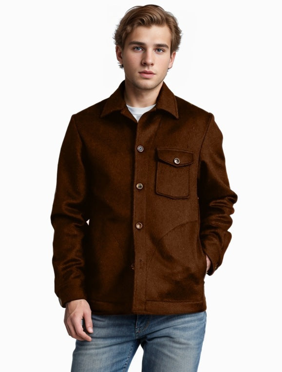 Herren Wolljacke mit praktischen Taschen R&B