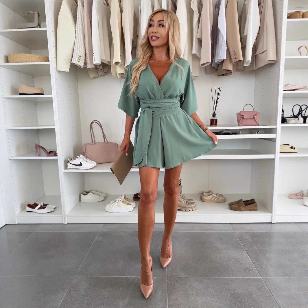 Damen Wickelkleid mit schmeichelndem Schnitt R&B