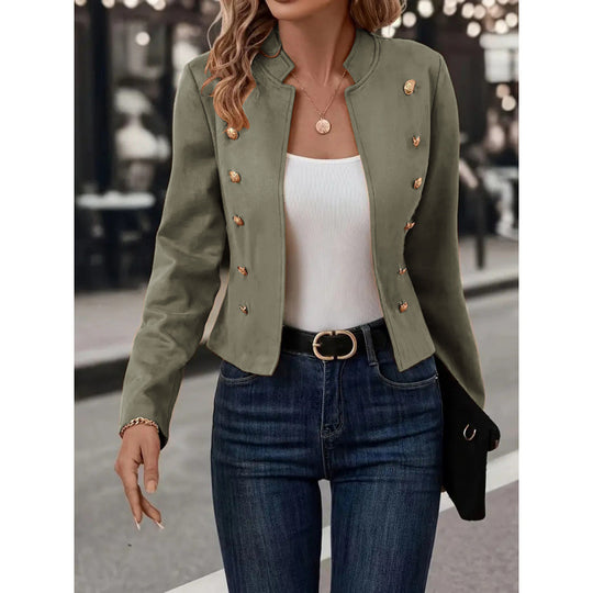 Damen Blazerjacke mit eleganten Knopfdetails und hochwertiger Verarbeitung R&B