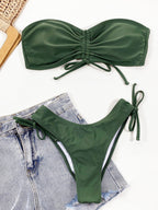 Damen Bikinis mit elegantem Raffungseffekt