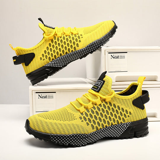 Damen Sportliche Lauf-Sneaker mit atmungsaktivem Mesh-Obermaterial und dämpfender Sohle R&B