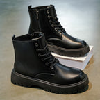 Damen Modische Winterstiefeletten mit rutschfester Profilsohle und robustem Obermaterial