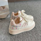 Damen Modischer Sneaker mit verspieltem Karomuster R&B