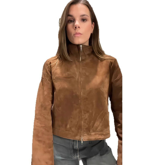 Damen Lässige Kurzjacke im modischen Stil R&B