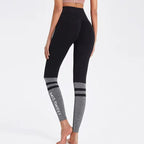 Damen Sportleggings mit formenden Einsätzen und hohem Bund R&B