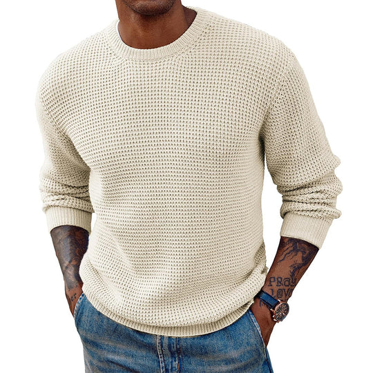 Herren Strukturierter Pullover R&B