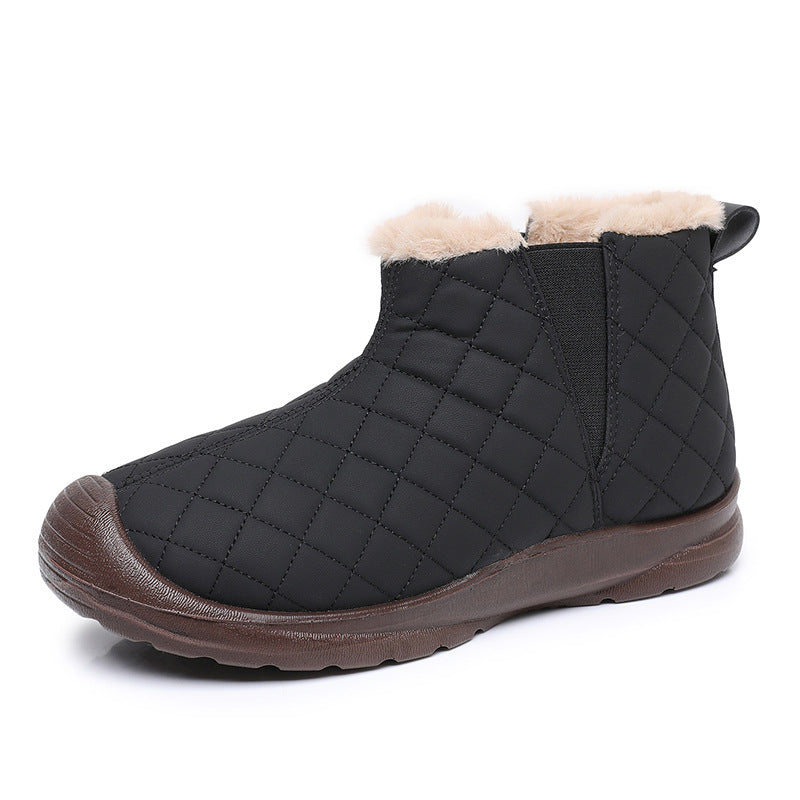 Damen Warmgefütterte Stiefeletten mit elastischem Einstieg und rutschfester Sohle R&B