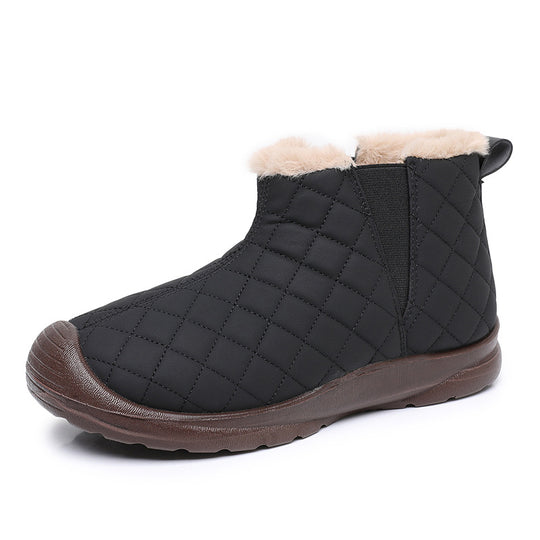 Damen Warmgefütterte Stiefeletten mit elastischem Einstieg und rutschfester Sohle R&B