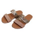 Damen Elegante Riemensandalen mit trendigem Metallakzent und komfortabler Fußbettung R&B