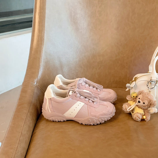Damen sportliche Sneakers mit atmungsaktivem Obermaterial und rutschfester Sohle R&B