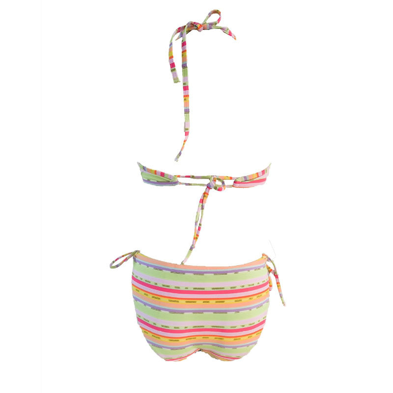 Damen Bikini-Set mit verspieltem Bindesystem und elegantem Volant R&B