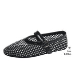 Damen Funktions-Ballerinas mit strassbesetztem Obermaterial R&B