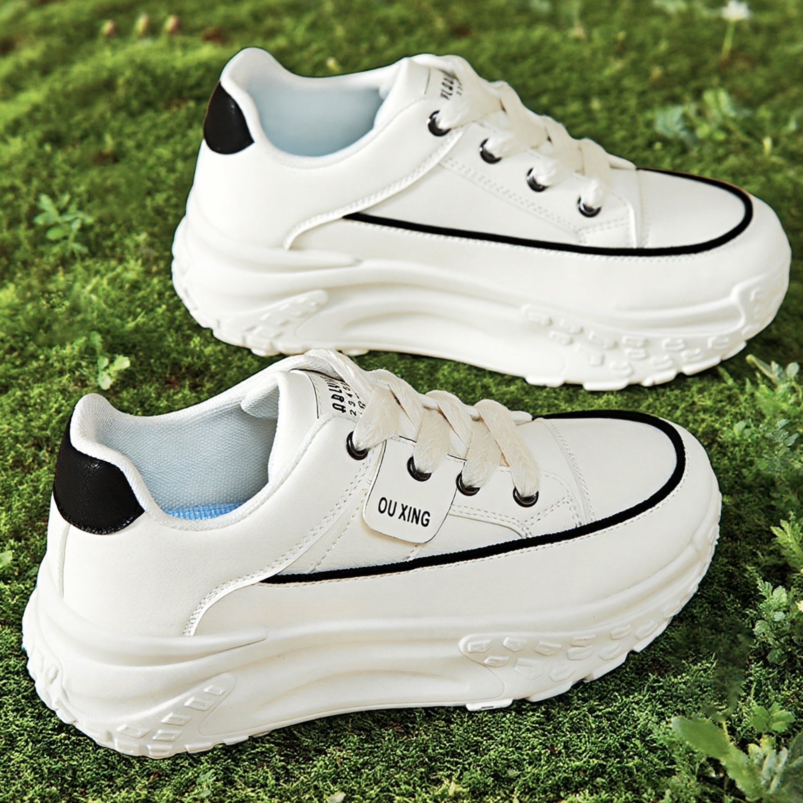 Damen Sportliche Sneakers mit rutschfester Sohle und gepolstertem Innenfutter R&B