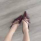 Damen Elegante Slingback-Pumps mit modischem Riemendesign R&B