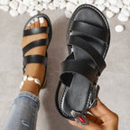 Damen Clogsandalen mit komfortablem Riemendesign und atmungsaktiver Sohle R&B