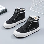 Damen gefütterte High-Top Sneakers mit strapazierfähigem Obermaterial und rutschfester Sohle R&B