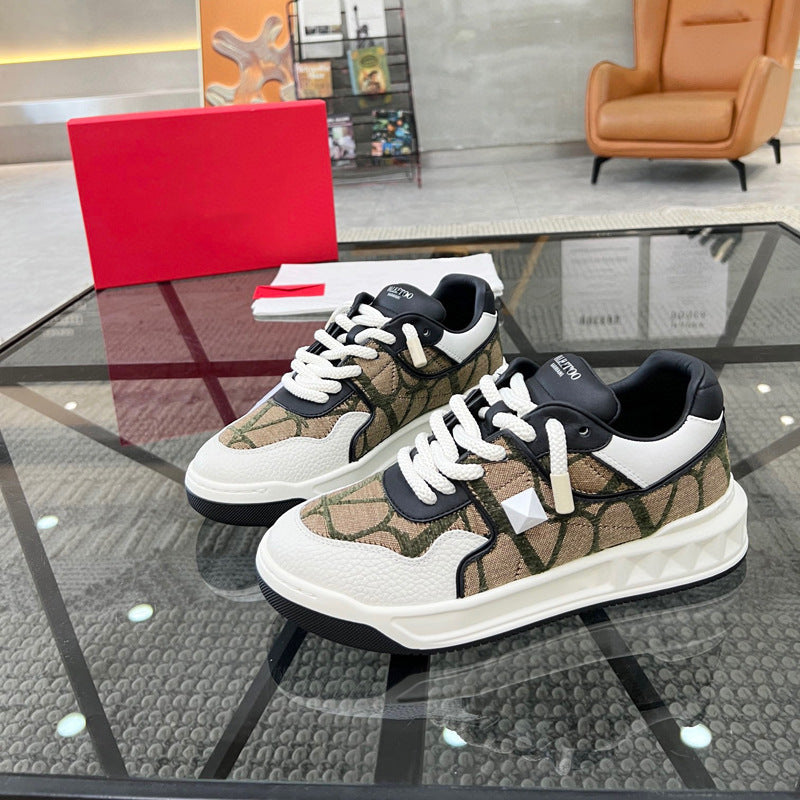 Damen Sportliche Sneakers mit trendigem Camouflage-Design und robustem Obermaterial R&B