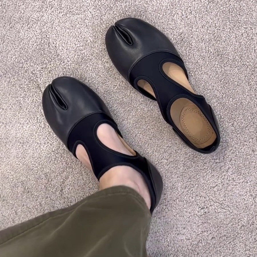 Damen Clogs mit innovativem Zehen-Design und atmungsaktiver Materialkombination R&B
