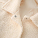 Damen kuschelige Bouclé-Jacke R&B