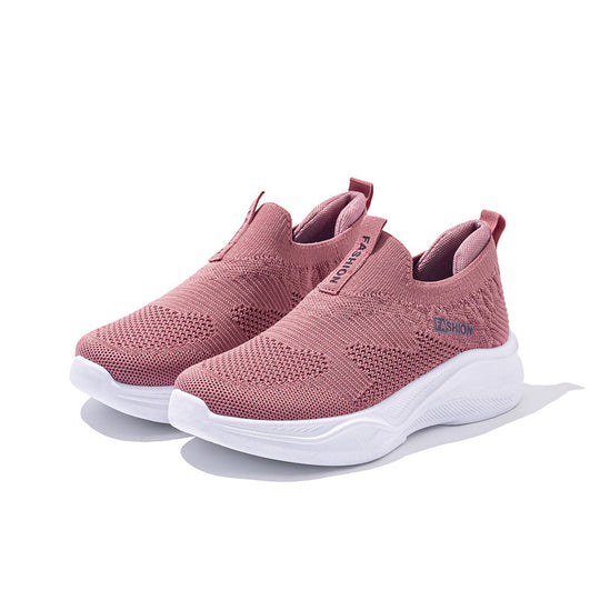 Damen Atmungsaktive Slip-On Sneakers mit elastischer Sohle R&B