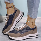 Damen Sportliche Sneakers mit praktischen Reißverschluss und atmungsaktiver Sohle R&B
