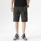 Herren Cargoshorts mit praktischen Taschen und elastischem Bund