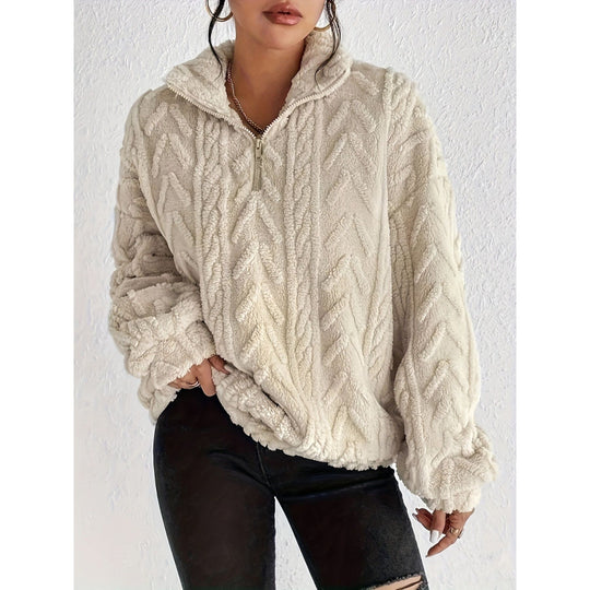 Damen Kuscheliger Kapuzenpullover R&B