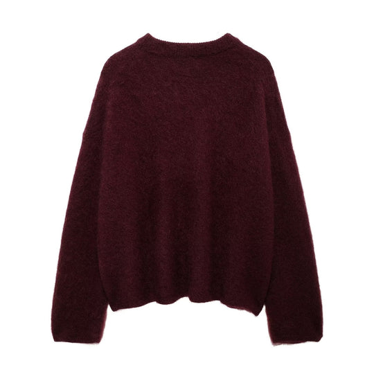 Damen Weicher, flauschiger Pullover R&B