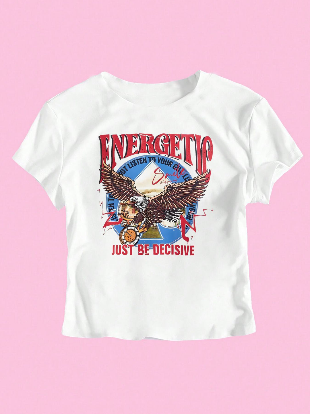 Damen T-Shirt mit funkelndem Discokugel-Motiv und zeitgemäßem Schleifendetail R&B
