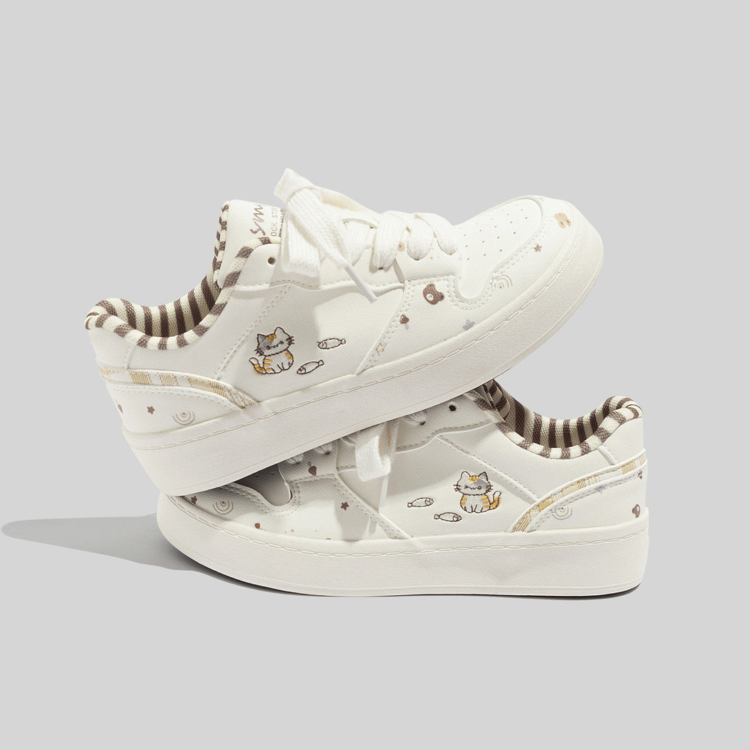 Damen Sneakers mit tierischem Motiv und atmungsaktiver Oberfläche R&B