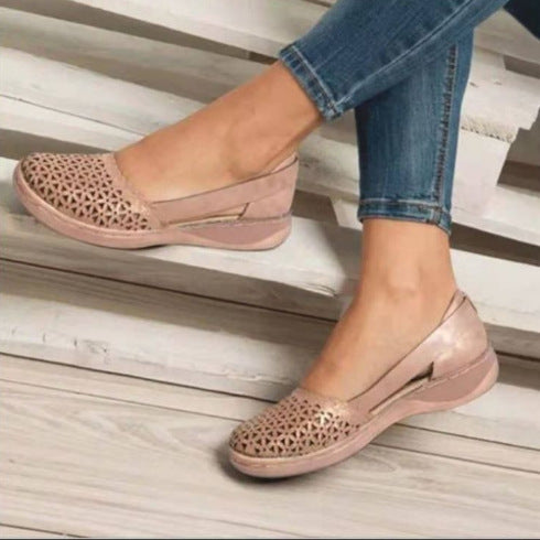 Damen Atmungsaktive Freizeitschuhe mit dekorativem Lochmuster R&B