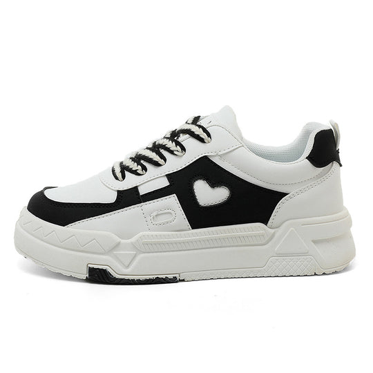 Damen Chunky Sneakers mit Herz-Applikation und dämpfender Sohle R&B