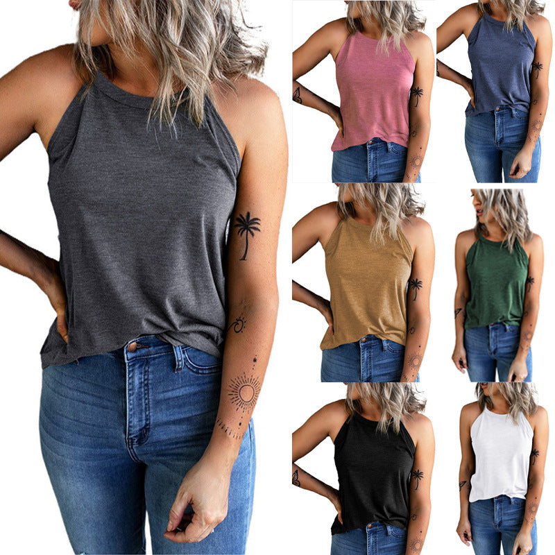 Damen Ärmeloses Sporttop mit lässigem Schnitt und feuchtigkeitsableitender Funktion R&B
