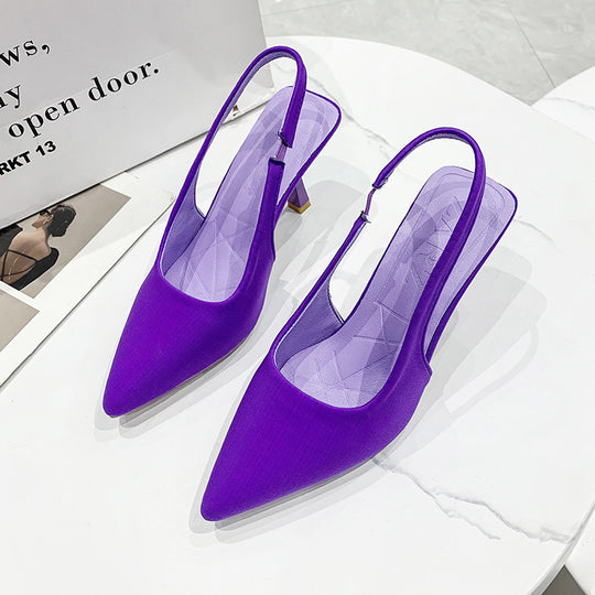 Damen Slingback-Pumps mit spitzem Zehenbereich und elegantem Design R&B