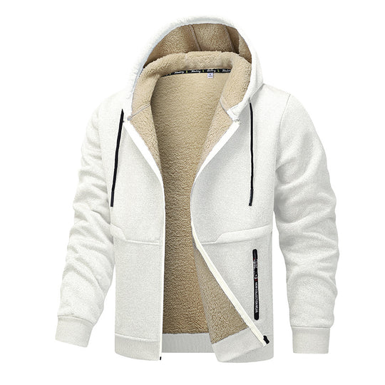 Herren warme Fleecejacke mit funktionalem Schnitt R&B