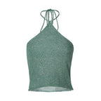 Damen Funkelndes Haltertop mit feinem Glitzermaterial R&B
