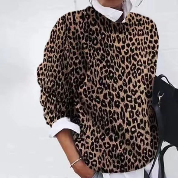 R&B | Sweatshirt - Tierdruck Bold Strick Statement