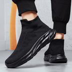 Damen Sportliche Strick-Sneaker mit elastischem Obermaterial und atmungsaktiver Sohle