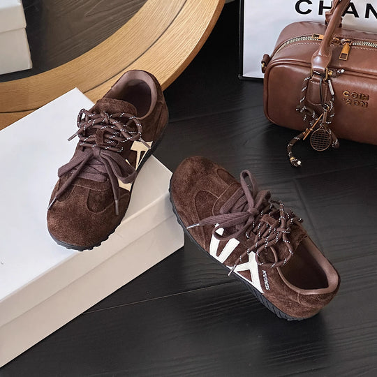 Damen Sportliche Wildledersneaker mit modischem Design und innovativem Dämpfungssystem R&B