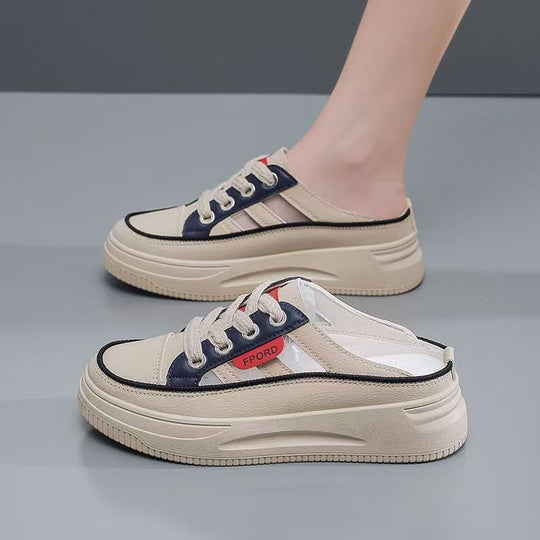 Damen Komfortable Slip-On Sneakers mit trendigem Plateau R&B