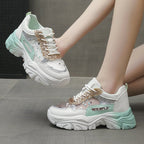 Damen Chunky Sneakers mit Glitzerdetails und ergonomischer Sohle R&B