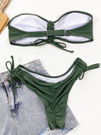 Damen Bikinis mit elegantem Raffungseffekt