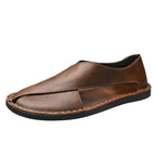 Damen Bequeme Leder-Slipper mit flexiblem Design R&B